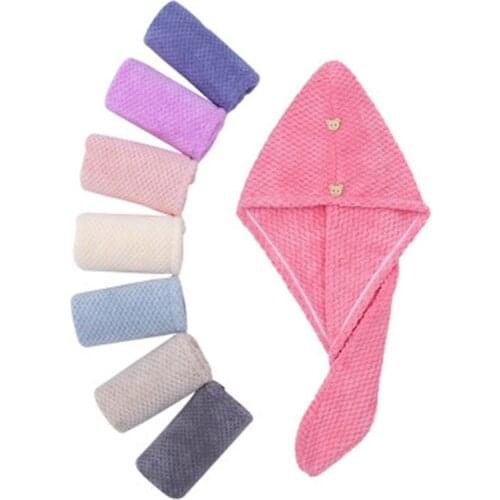 Microfiber Bath Towel Hair Dry Quick Drying Lady Bath Towel Soft Shower For Woman Man Turban Head Wrap Bathing Tools New