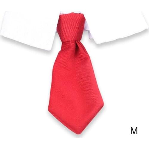 Adjustable Pet Collar Cotton Cat Neck Tie Dog Necktie For Cat Kitten Bow Tie Bowtie Collar Pet Neck Tie White Collar Dog Necktie