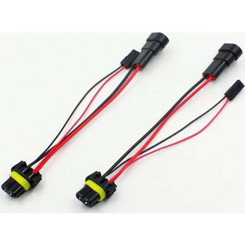 Rockeybright 2pcs 9005 hb3 9006 hb4 high beam HID Bi-xenon Adapters for the H1 or D2S HID Bi-xenon headlight retrofit use
