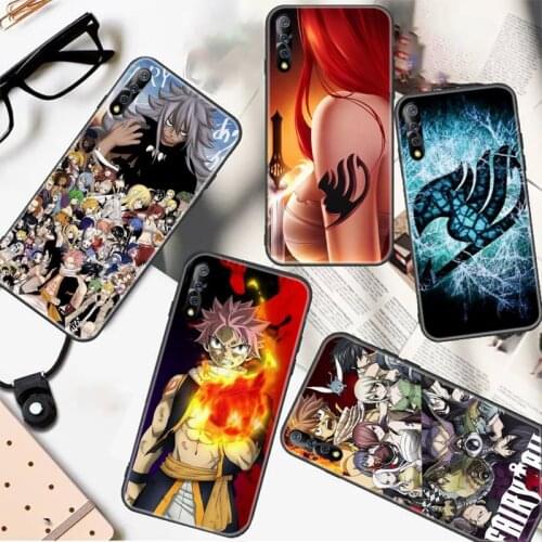 Fairy Tail Sign Anime Silicone Phone Case For Vivo X9 9s 9plus 9splus 20 20plus Y91C 11 17 19 67 71 81 91 V11 11I 17 IQOO