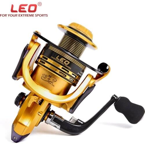 Spinning Fishing Reel 13+1BB Full-Metal Folding Rocker Left&Right Hand High Speed 5.1:1Gear Ratio Baitcasting Crap Fishing Wheel