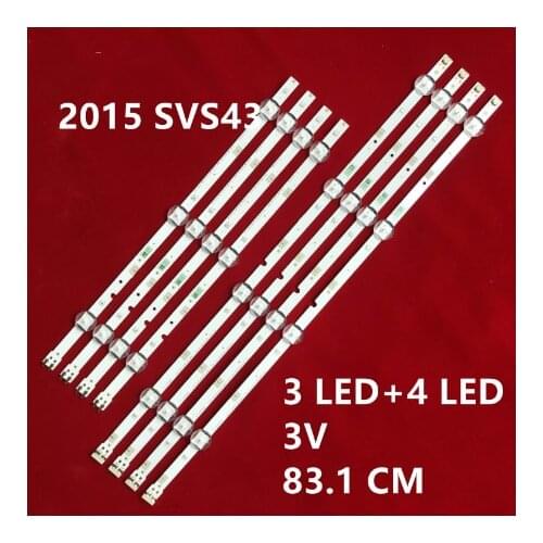 LED backlight strip 7 lamp for Sa ms ung 43"TV 2015 SVS43 FCOM FHD DOE B UA43J51SW UN43J5000 CY-JJ043BGAV1H Un43j5200 N43J5300af