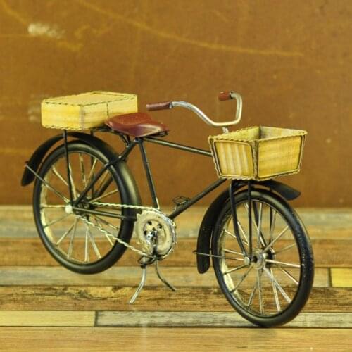 Vintage iron crafts ornament decoration bicycle model antique home decor home decoration accessories modern