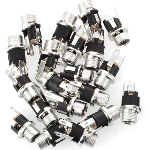 Top quality Connector DC panel with jack socket 5.5mmx2.1mm, 20 pieces
