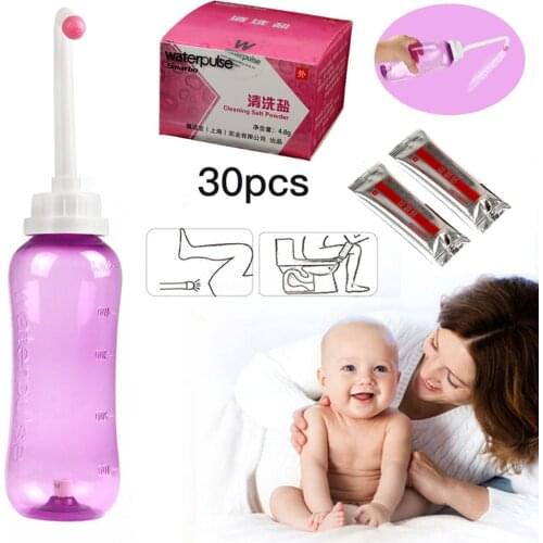 Waterpulse Portable Bidet Cleaner Pregnant Women Vaginal Anal Washing Men Anus Clean Elderly Kids Baby Ass Fart Washer Bottle