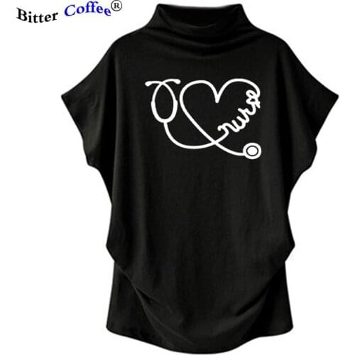 NEW Funny Heart Love Print T-shirt Women Short Batwing Sleeve Casual T Shirt Woman Cute Tops Tees Shirt Femme Plus Size