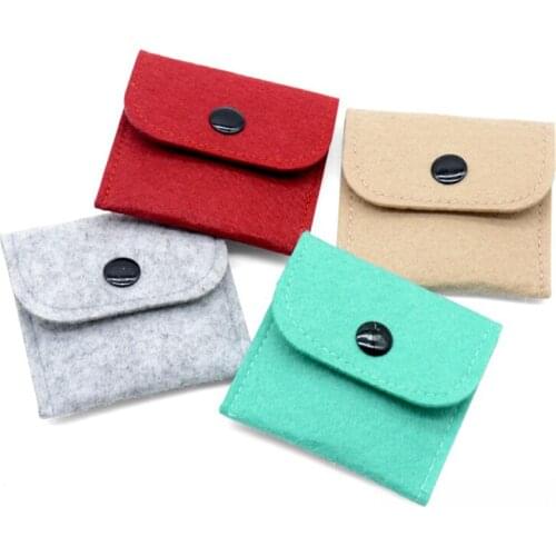 High Quality 10 pcs/lot Small Items Jewelry Storage Bag Earrings Storage Bag Necklace Ring Jewelry Packaging Travel Carrying