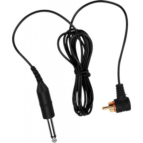 6ft Heavy Duty Power Supply Hook Line RCA Connector Clip Cord Black