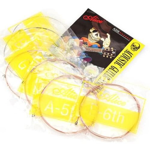 6Pcs/Set Acoustic Classic Guitar Strings 1-6 Acoustic Nickel Plated Steel Guitar String Folk Guitar Classic Guitar String