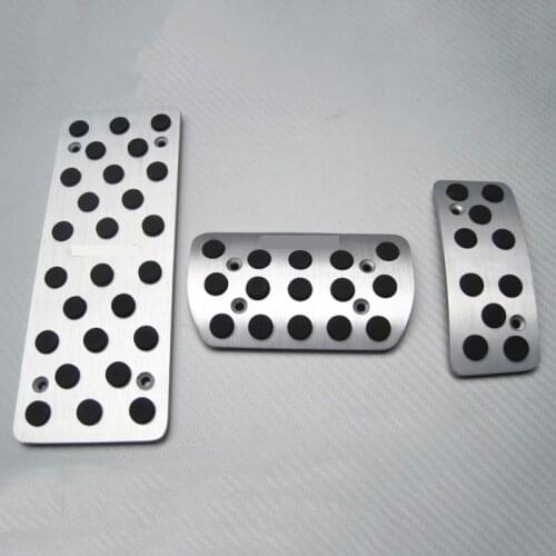 Car Foot rest Modify Pedal Plate Pad AT Accessories For Subaru XV Legacy Forester OutBack Tribeca 2009 2010 2011 2012 2013-2016