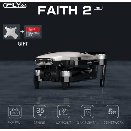 Cfly Faith 2 GPS Drone 4K Sony Camera 3-Axis Gimbal 5KM FPV Distance Optical Flow Ultrasonic System VS ZINO PRO PLUS ZINO2