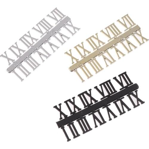 Clock Dial Digital Mechanism Parts Card Clock Accessories Roman Numeral DIY Digital Replacement Gadget Repair Clock Parts