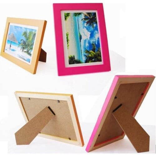 Wooden photo frame classic minimalist desktop photo frame hanging on the wall plexiglass interior home decoration