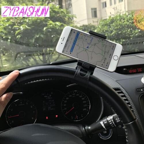 Car Holder Steering Wheel Bicycle Clip Mount Elastic Band Holder for Buick Regal Lacrosse Excelle GT/XT/GL8/ENCORE/Enclave