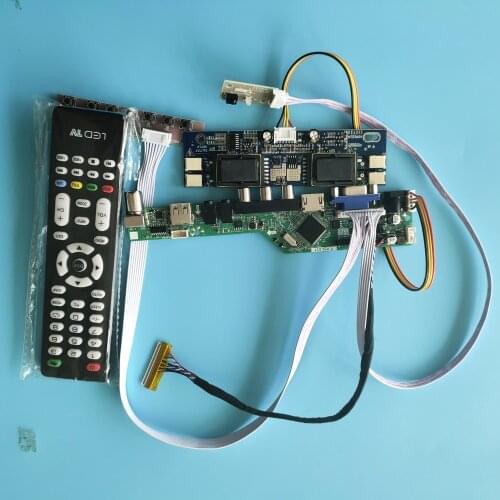 For HSD190ME13-A16 Digital Signal Resolution TV 1280X1024 19" VGA AV 4 lamps VGA kit 30pin Controller Board HDMI LCD