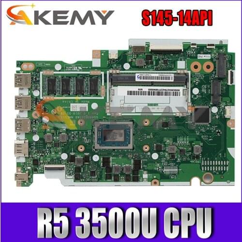 NM-C511 For Lenovo IdeaPad S145-14API portable motherboard NM-C511 with CPU R5 3500U and 4G DDR4 100% test work Mainboard