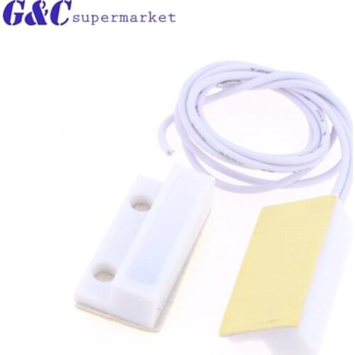MC-38 MC38 Wired Door Window Sensor 30mm Wire Lengthen Randomly Magnetic Switch Home Alarm System for arduino diy electronics