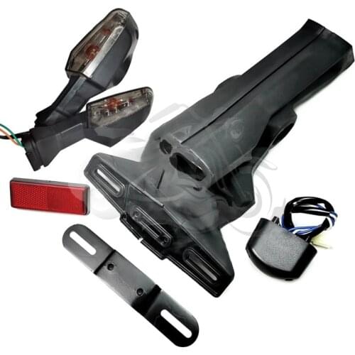 Fit for Z1000 2014 2015 2016 Rear Tire Fender Turn light Splash Guard License Plate Reflector Mudguard Holder Bracket Z 1000