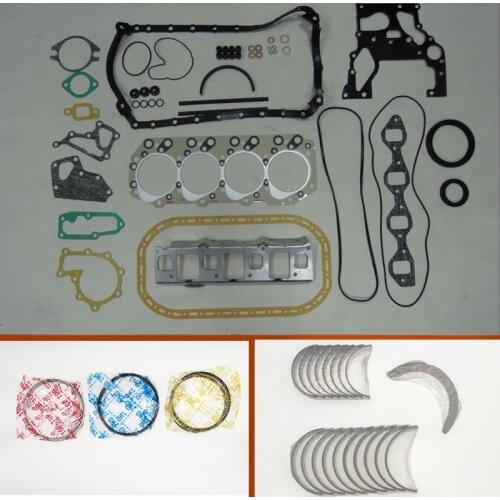 4jg2 4jg2T 4jg2TC Full gasket set kit crankshaft connecting rod bearing piston ring for Isuzu Campo/Trooper 3059cc 8v 3.1 D TD