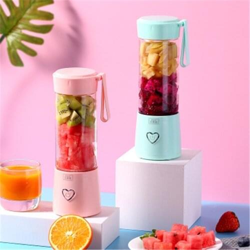 Portable Electric Blender USB Charging Mixer Fruits Juicer Mini Smoothie Blenders Lemon Squeezer Orange Juice Machine for Picnic