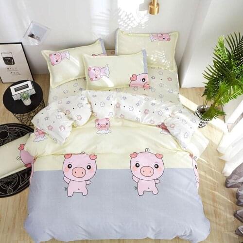 Papa&Mima Bedding Set Linens (Pillowcase Sheet Quilt Cover) Single Double Queen King Size