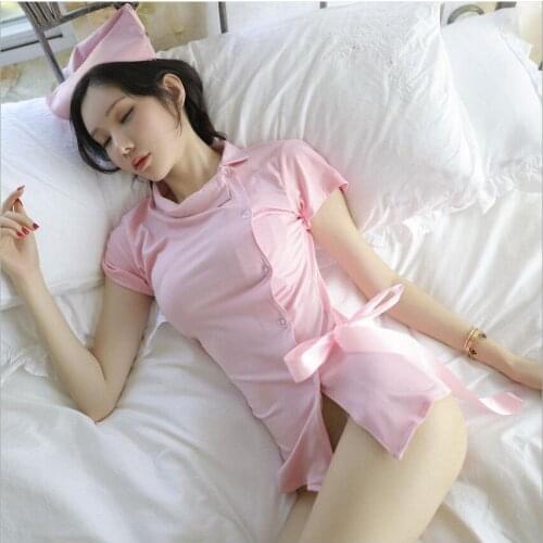 Sexy Nurse Costume Erotic Costumes Sexy Maid Lingerie Role Play Women Erotic Lingerie Underwear Games Cosplay Uniform S1408