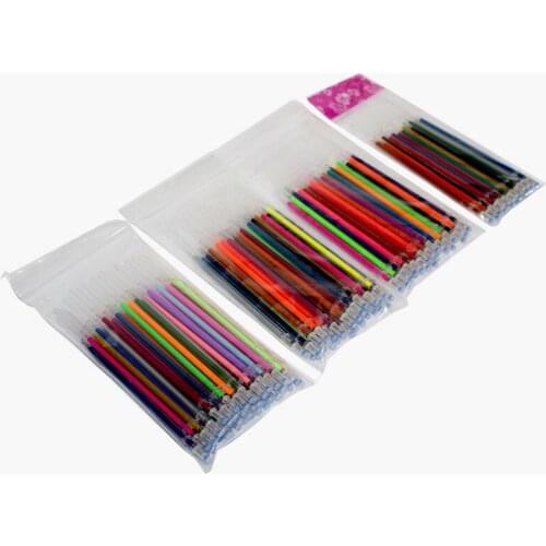 0.7mm12/24/36/48 Neutral Pen Refill For School Marker Painting Graffiti Art Supplies Multiple Refill Kits Flash Pen & Highlighte