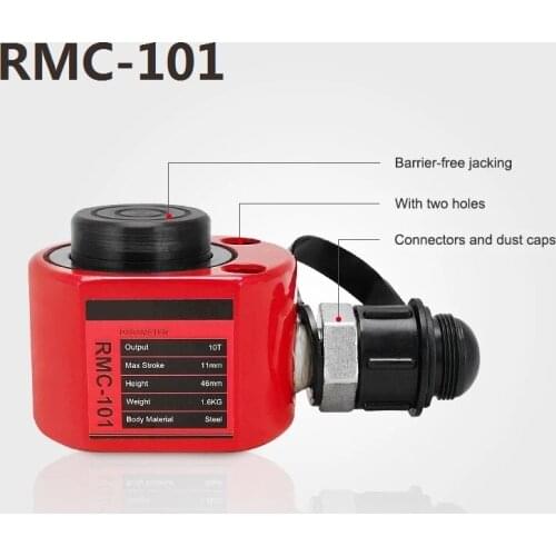 Super Thin Type Hydraulic Jack RMC-101 Bottle Jack with Tonnage of 10T