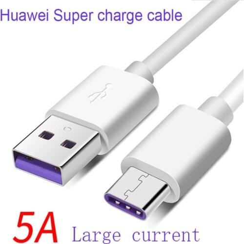 UTBVO USB 5A Type C Cable P30 P20 Pro lite Mate20 10 Pro P10 Plus lite Type-C Supercharge Super Charger Cable For Huawei Samsung