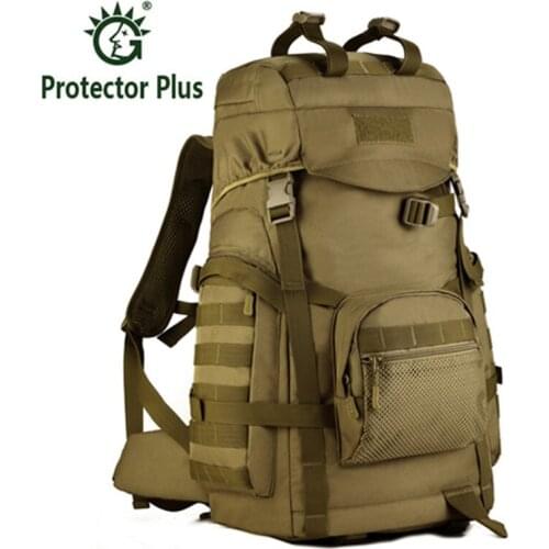 Military Backpack Waterproof Nylon Backpacks Bag Multi-function Camouflage Pack 60L Rucksack Tactics Bag