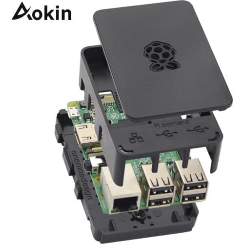 Raspberry Pi 3 Protective Case Enclosure Cover Black/white Protect Cases For Raspberry Pi 3 Model B + Plus Raspberri Pi 2