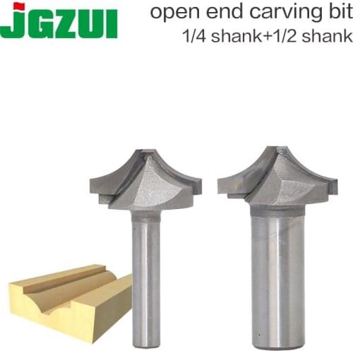 1pc Tungsten arbide woodworking cutter open end carving bits