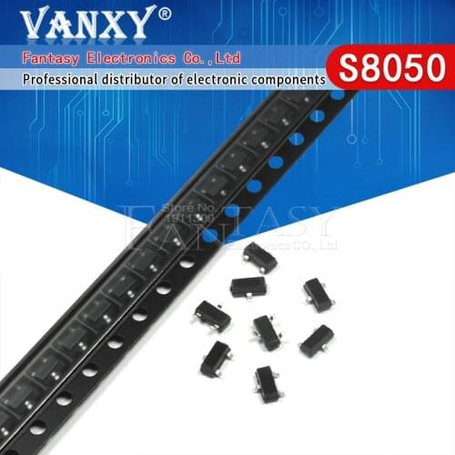 100PCS S8050 SOT23 JSY SOT SMD new and original IC