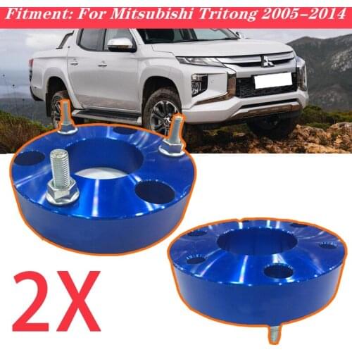 2 Pcs Front Suspension Lift Up Kits for Mitsubishi Triton L200 Coil Strut Shocks Absorber Spacers Spring Raise 32MM