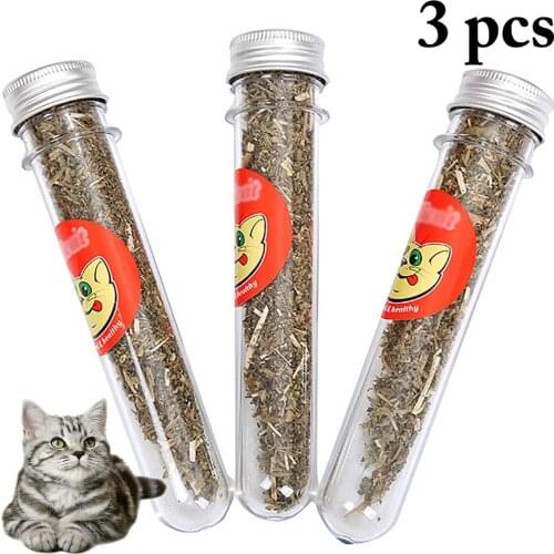 3 Bottles/Set Catnip Toys Natural Organic Premium Catnip Catmint Menthol Flavor Can Be Sprinkled On Toys And Catnip Toy For Cat