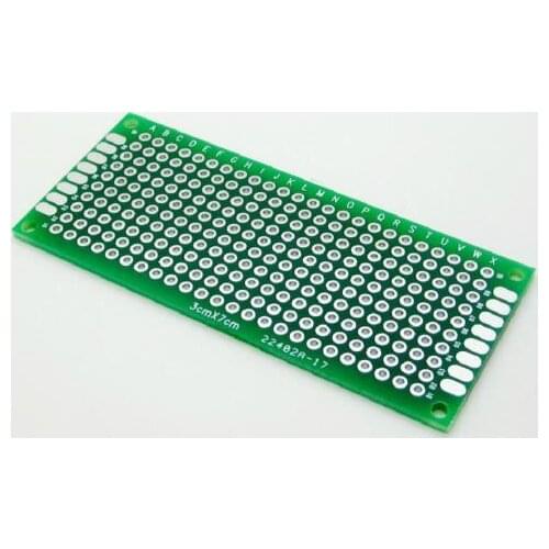 5 PCS Double side Prototype PCB Tinned Universal board 3x7 3*7cm