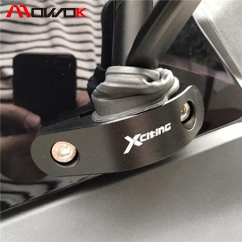 For KYMCO Xciting 250 300 300i NIKITA 200 300 Downtown 300 300i motorcycle Rear Aluminum Mirror Hole adapter Cap