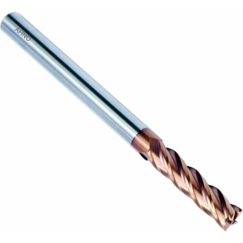 AHNO Extra Long Tungsten Carbide Bits CNC Square Milling Tools HRC55 Updated AlCr-based copper Coating 4 Blades Factory Outlets