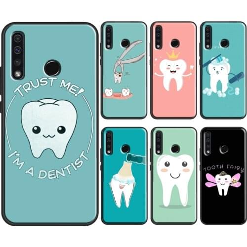 Dentist Teeth Tooth Phone Case For Huawei Honor 20 Pro 4C 6C 7C 7A 8A 9A 7S 8S 8 9 10 Lite 10X 6X 8X 9X 10i