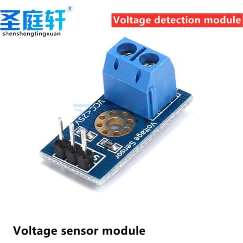 Voltage Sensor for Arduino Sensor Voltage Detector Sensor Module for Raspberry Pi Robot DC 0-25V Voltage Sensor Module 2pcs