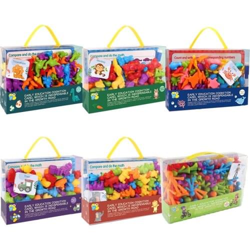 Intelligent Kid Animal Cognition Puzzle Imagination Brain Rainbow Matching Game Animal Cognition Color Sort Fine