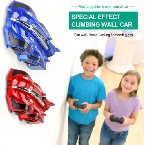 RC Wall Climbing Mini Car Toys Remote Control Anti Gravity Ceiling Racing Car Electric Toy Machine Auto RC Car for kid toy gift