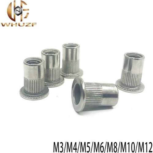 M3 M4 M5 M6 M8 M10 M12 304 stainless Steel Rivets T Hollow Rivet Set hreaded Rivet Metal Plate Tube Fastener Tool