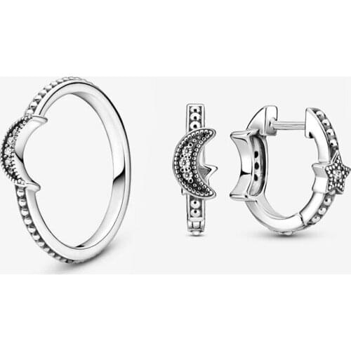 Kakany 2020 Fashion New High-quality Moon Ring Classic High-end Hot-selling Original Diy Jewelry Couple Gift Recommendation