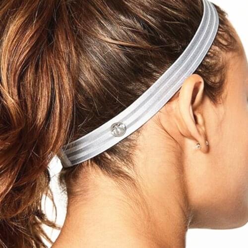 Men Women Sweatband Non Slip Sport Fitness Headband Yoga Hair Bands Tennis Badminton Basketball Running Headbands Hair Band