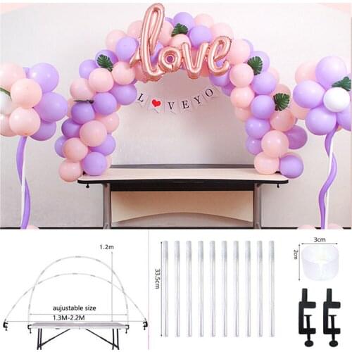 Adjustable Table Balloon Arch Kits Balloons Column Stand Party Supplies DIY Happy Birthday Christmas Party Wedding Decorations