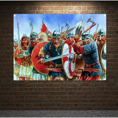 Knights Templar Posters Wall Art Knights Templar Armor Retro Posters Canvas Painting Home Decor Ornaments Mural Wall Sticker q2