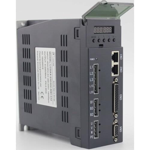 Lichuan new A4 series AC servo driver from 100W to 2.6KW support -10V to +10V 2500 line