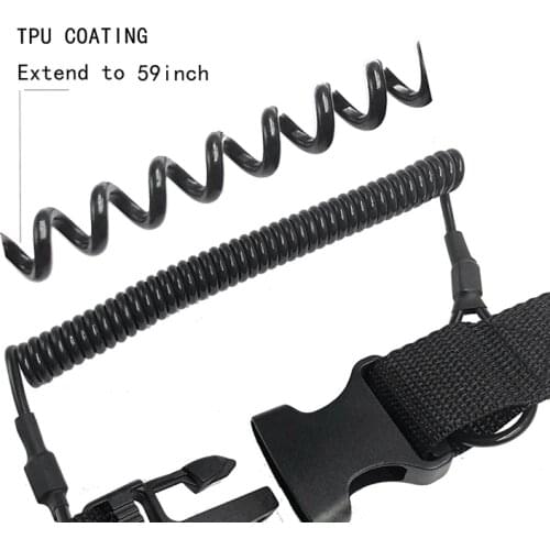 Tactical Elastic Lanyard Retainer Security Leash Diving Camera Torch Holder Anti Losing Rope SAL99