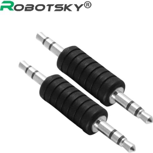 1/2/3 pcs 3.5mm Jack Audio Cable Adapter Male To Male Stereo Aux Plug Straight Converter For MP3 Connector